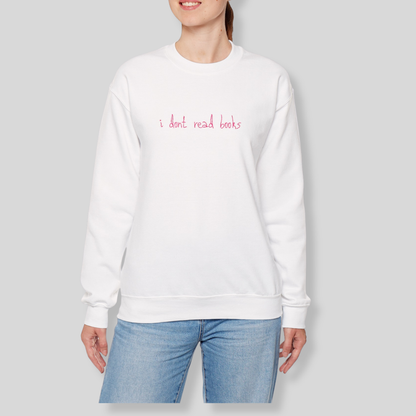 I dont read books merch on model from A Philly Fairytale by Fair Darling 
